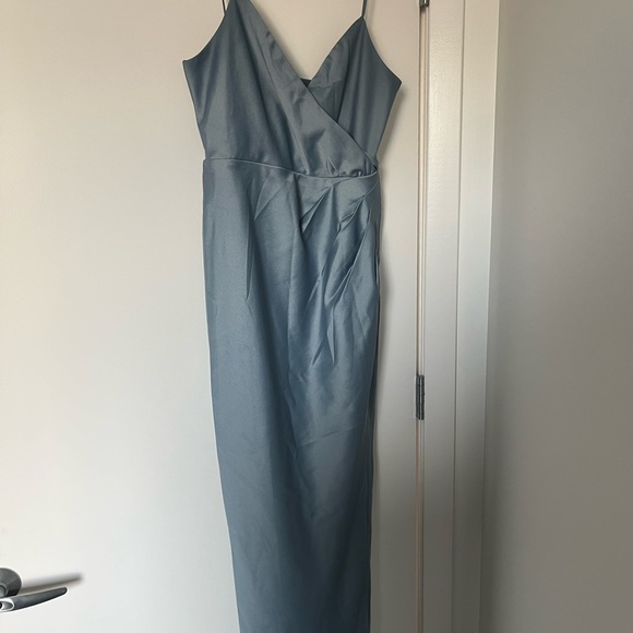 BHLDN Freya Satin Charmeuse dress size 8 - Picture 4 of 6